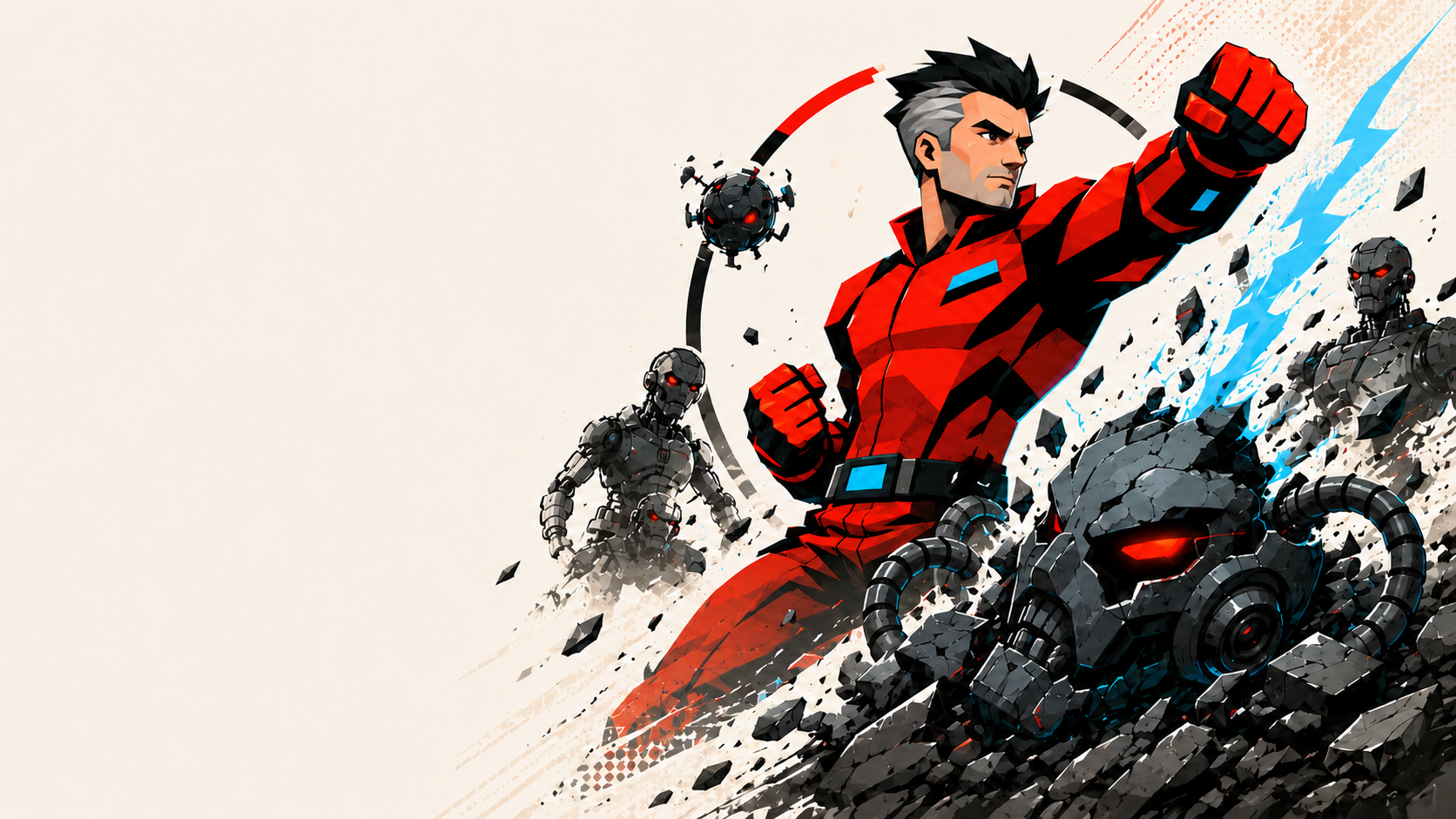 Agentic Bot Sitter — the hero takes down the bad bots